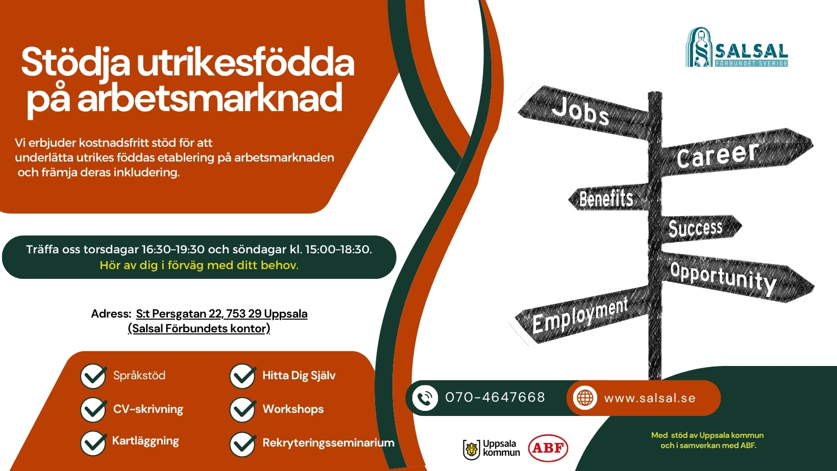 Stödja utrikesfödda i deras etablering på arbetsmarknaden