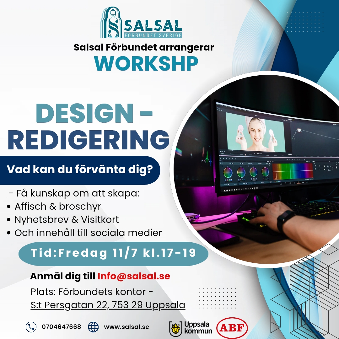 Workshop- Design & redigering!