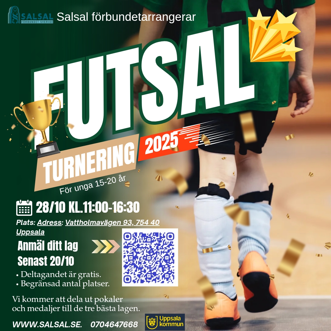 Futsalturnering under höstlovet