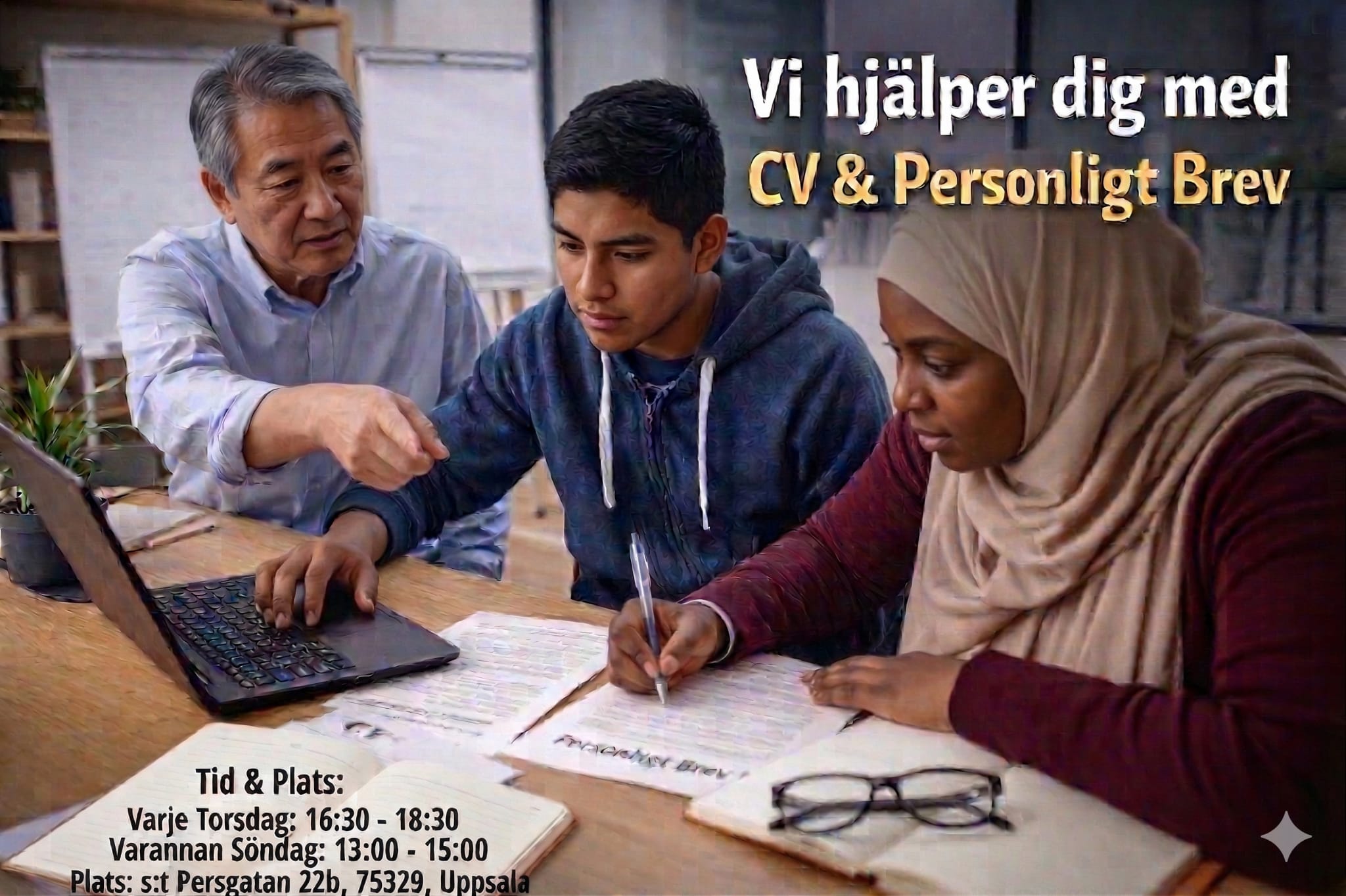 Få stöd med ditt CV och Personligt brev
