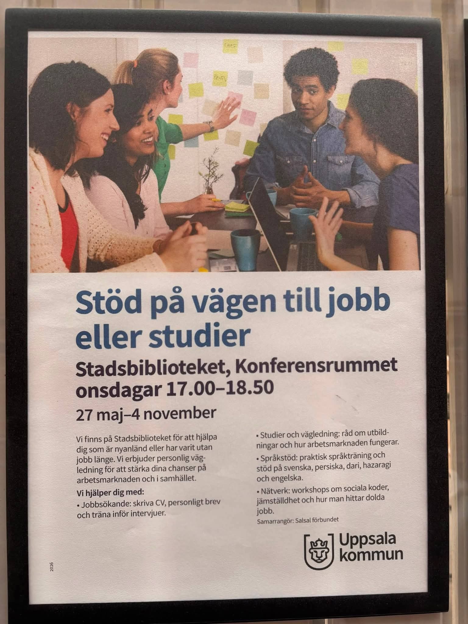 Stöd på väg till jobb eller studier