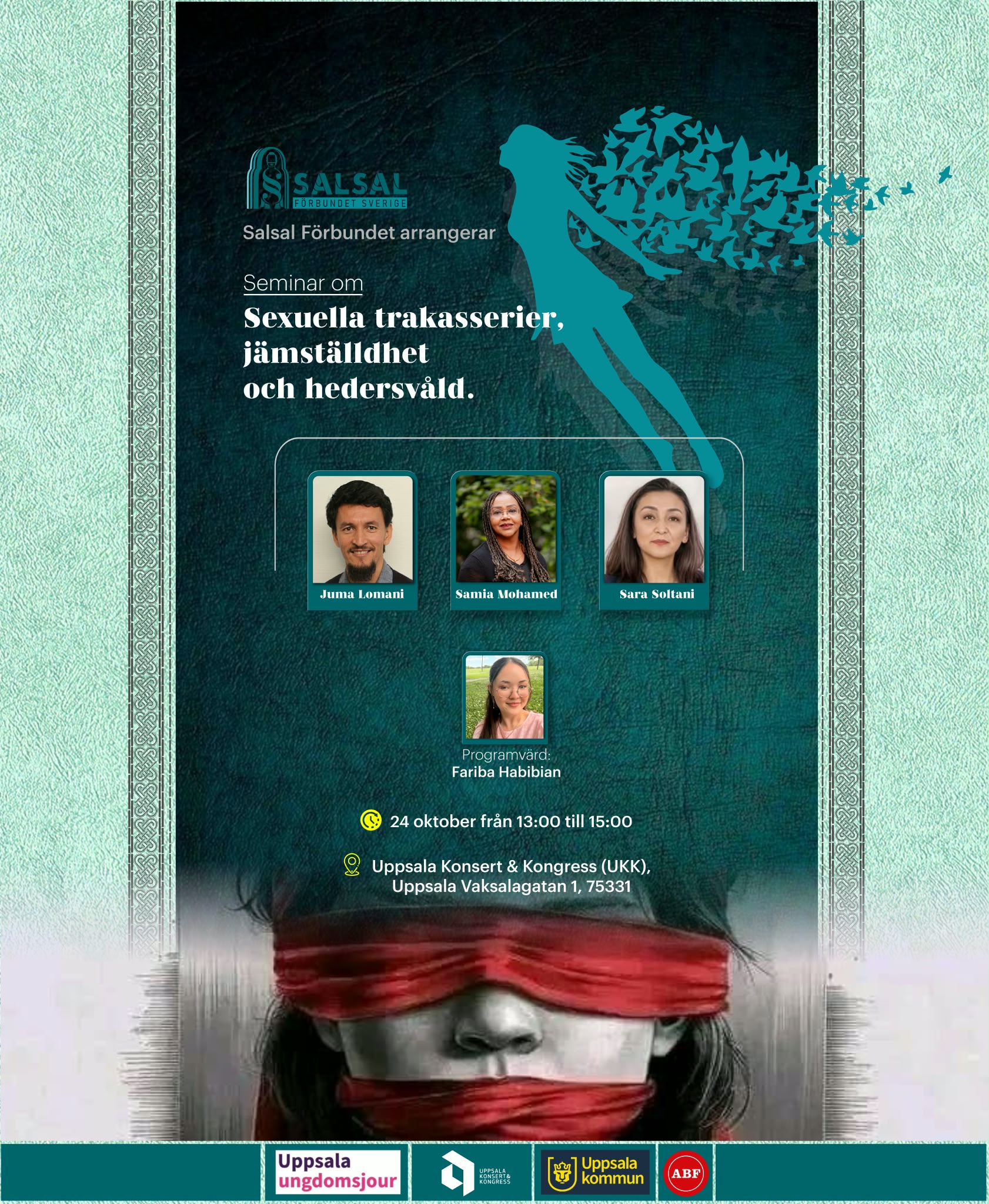 <br>Seminarium: Hedersvåld, jämställdhet och sexuella trakasserier<br><br>